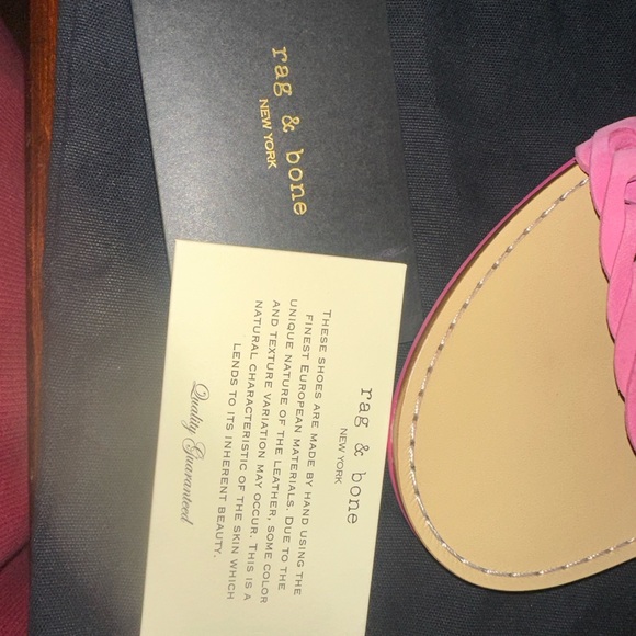 RAG & BONE women’s Infinity Cylinder Heel Slingback Sandals, size 39 - Picture 15 of 15